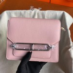 Roulis 19cm gold and silver buckle spot Evercolor leather